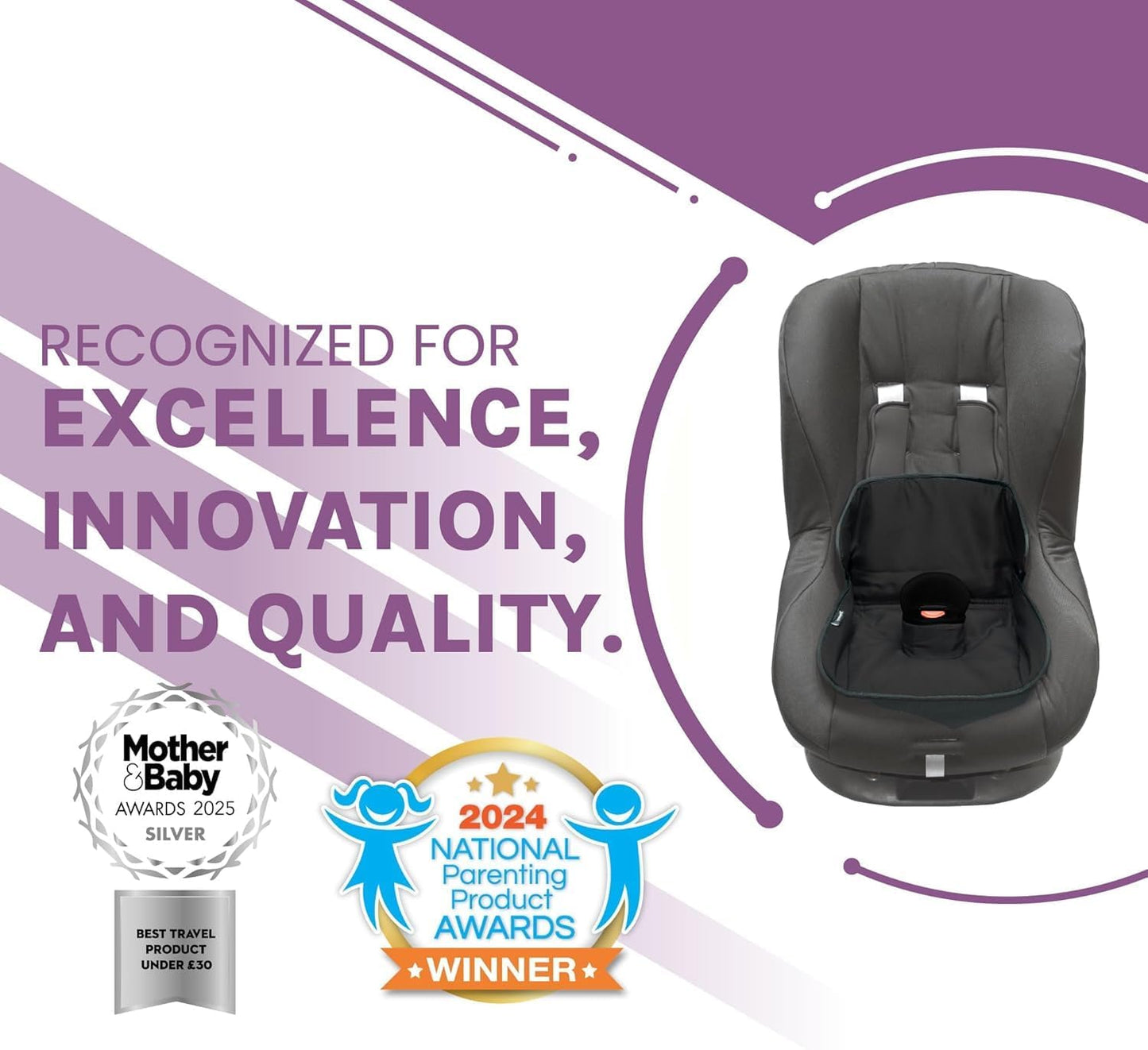 Car Seat Protector for Potty Training - Navy Lynmark