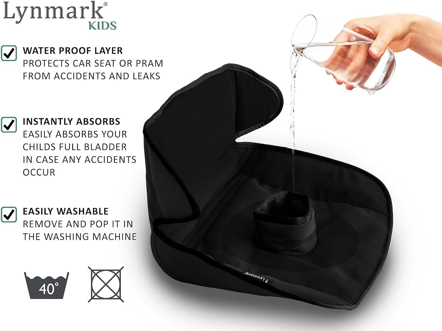 Car Seat Protector for Potty Training - Navy Lynmark