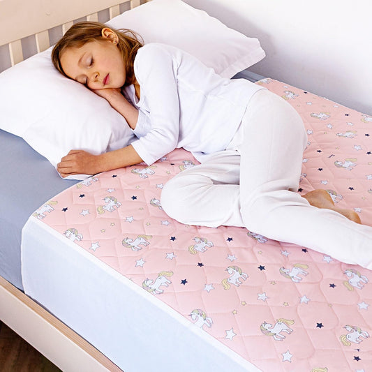 Potty Training Bed Pad With Tucks - Safari Lynmark