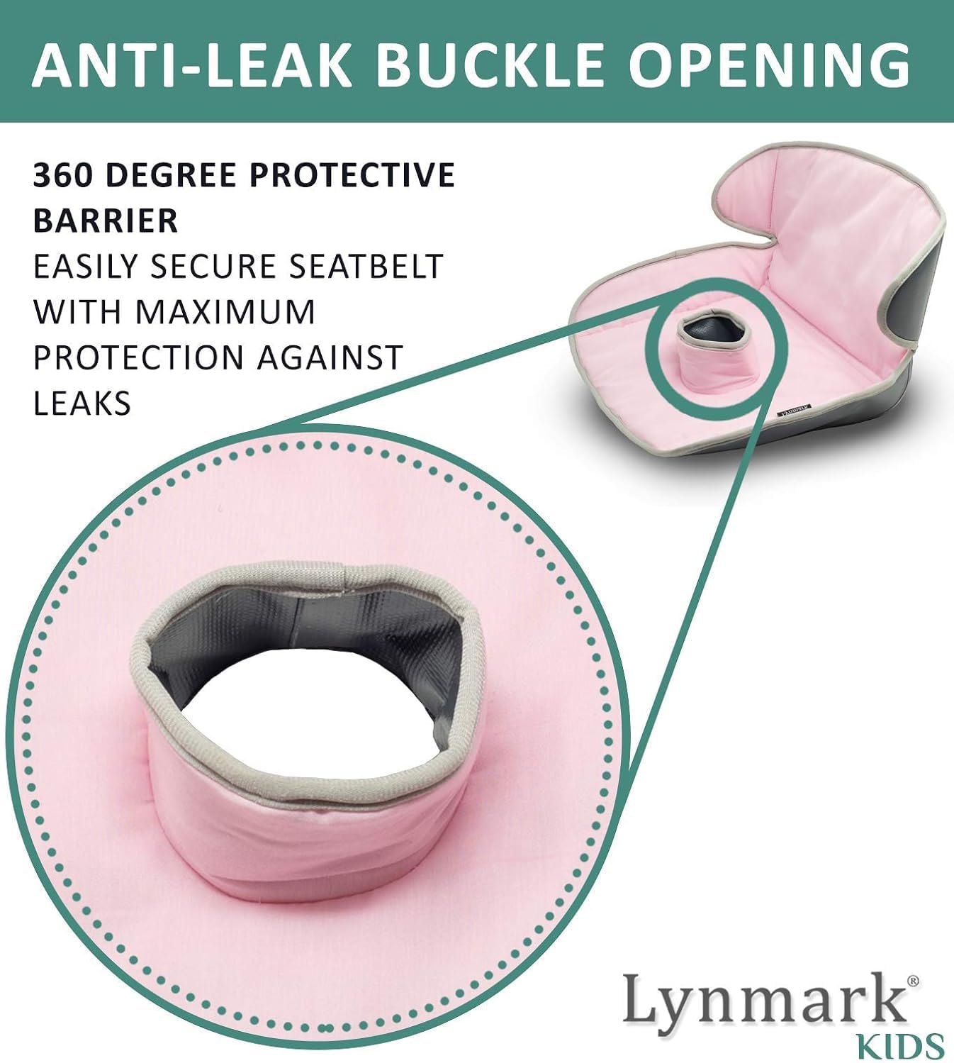 Car Seat Protector for Potty Training - Pink Lynmark