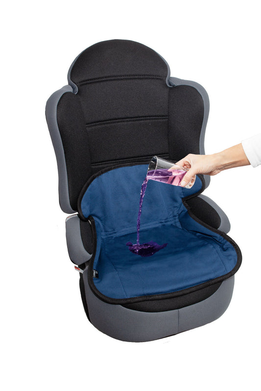 Booster Seat Protector, No Buckle Hole - Navy Lynmark