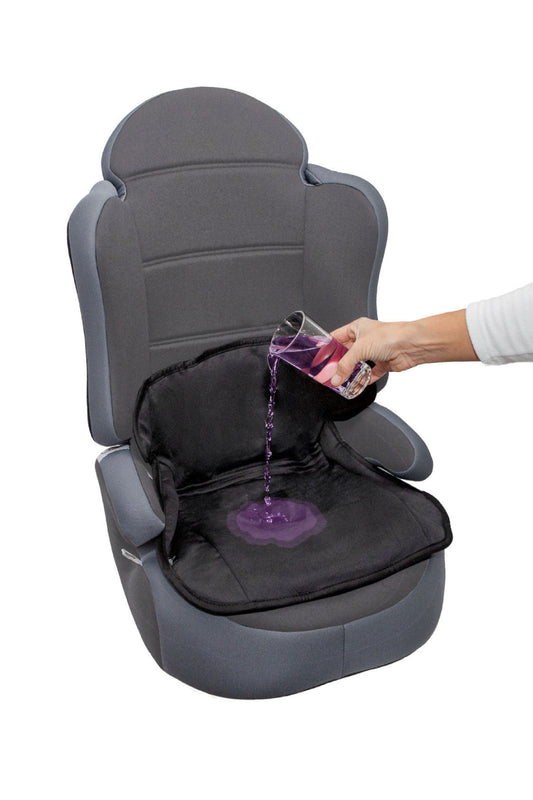 Booster Seat Protector, No Buckle Hole - Black Lynmark
