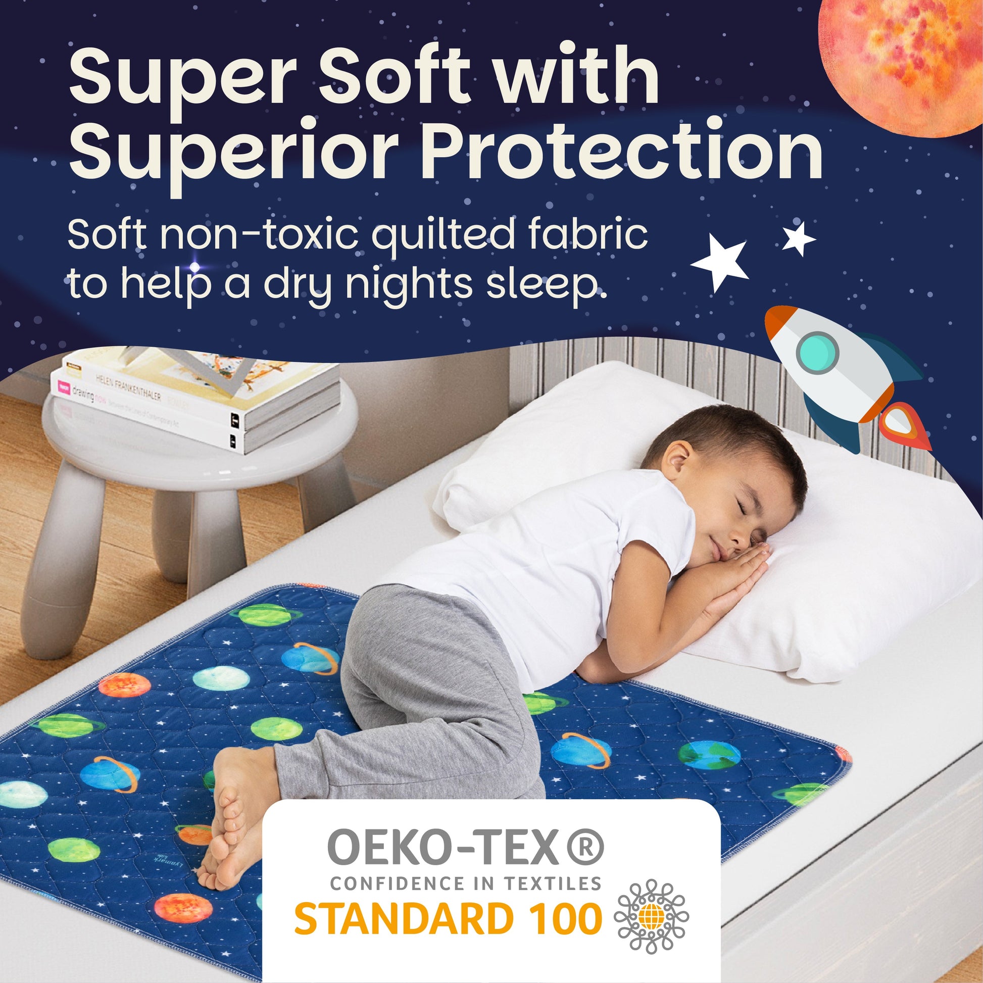 Potty Training Bed Pad Without Tucks - Galaxy Lynmark
