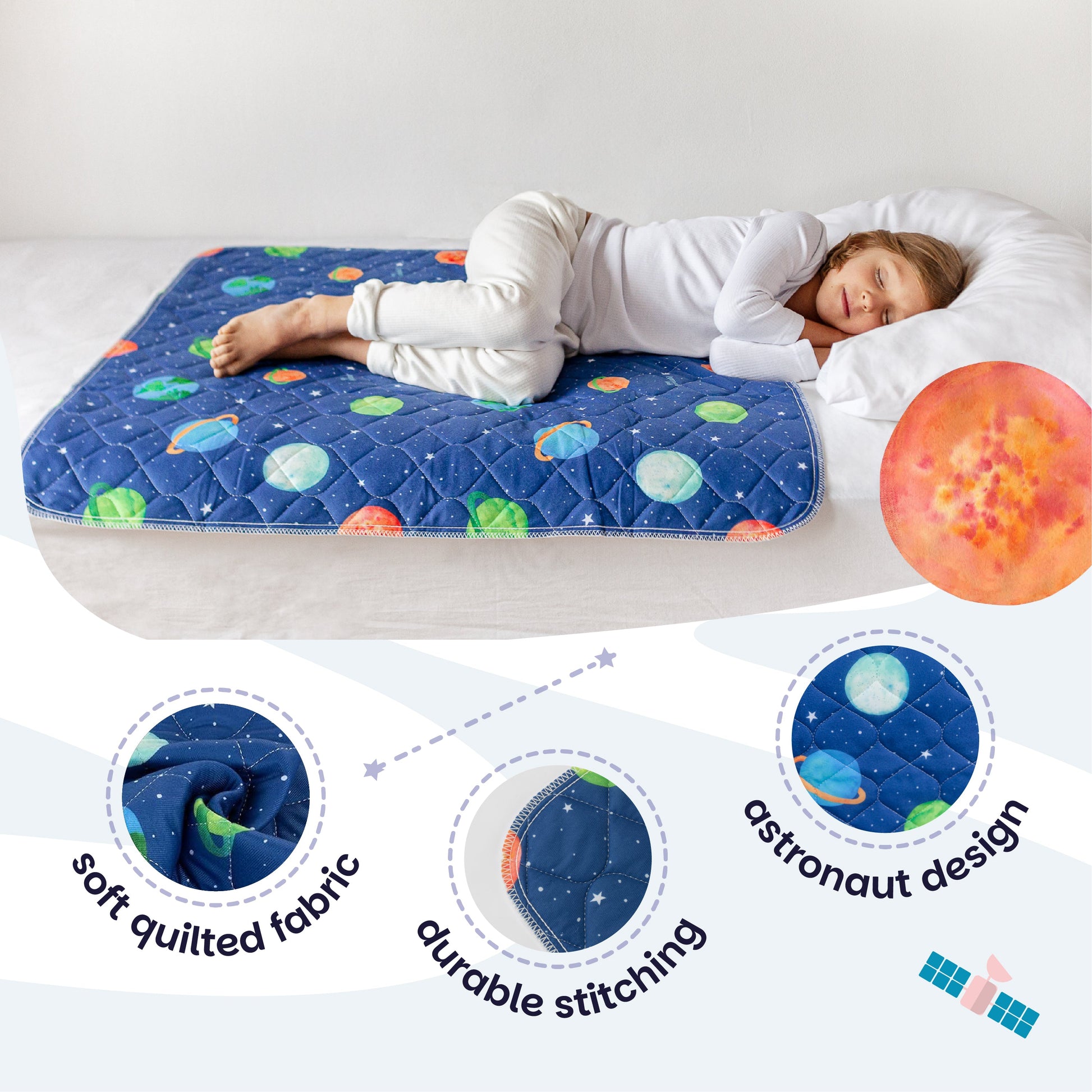 Potty Training Bed Pad Without Tucks - Galaxy Lynmark