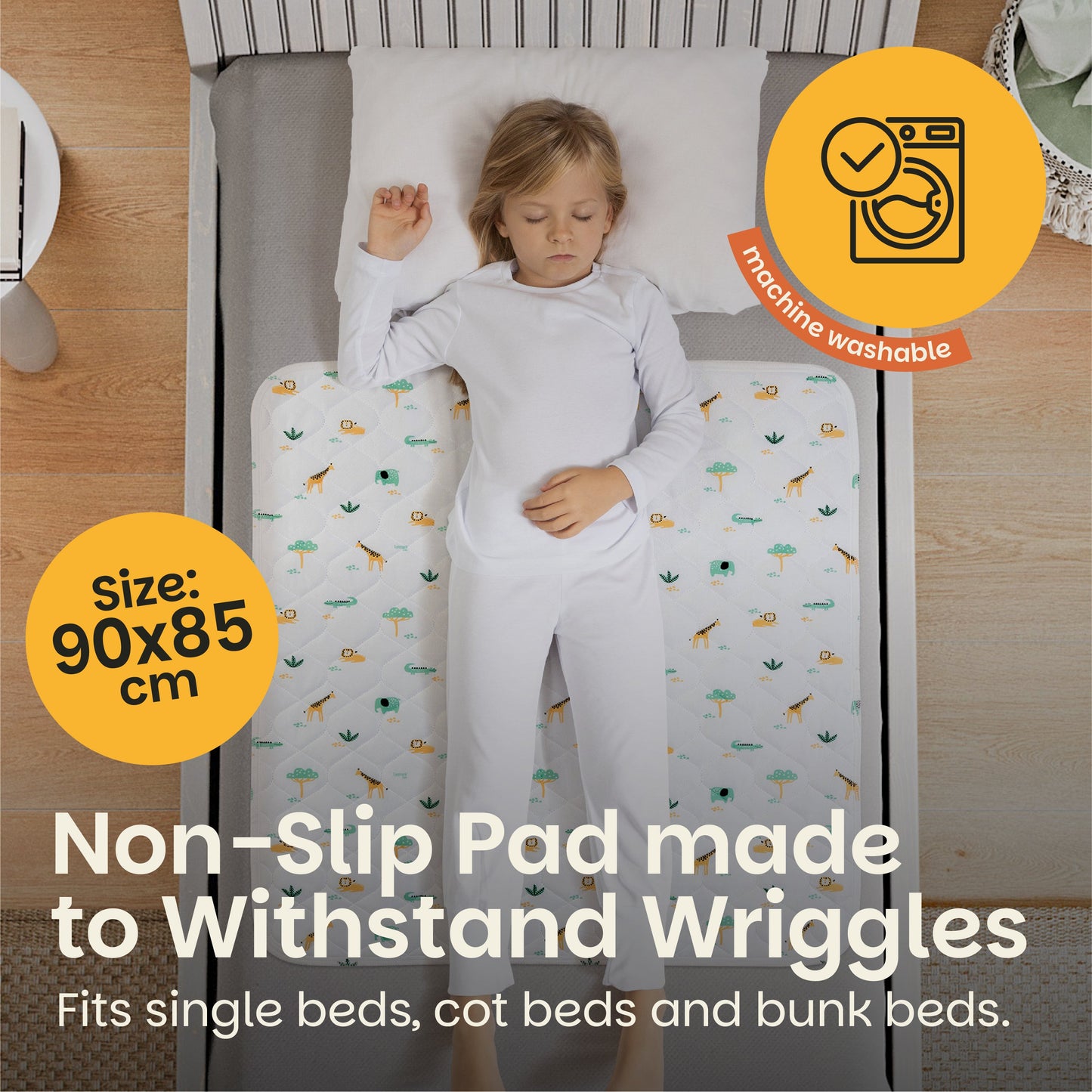 Potty Training Bed Pad Without Tucks - Safari Lynmark