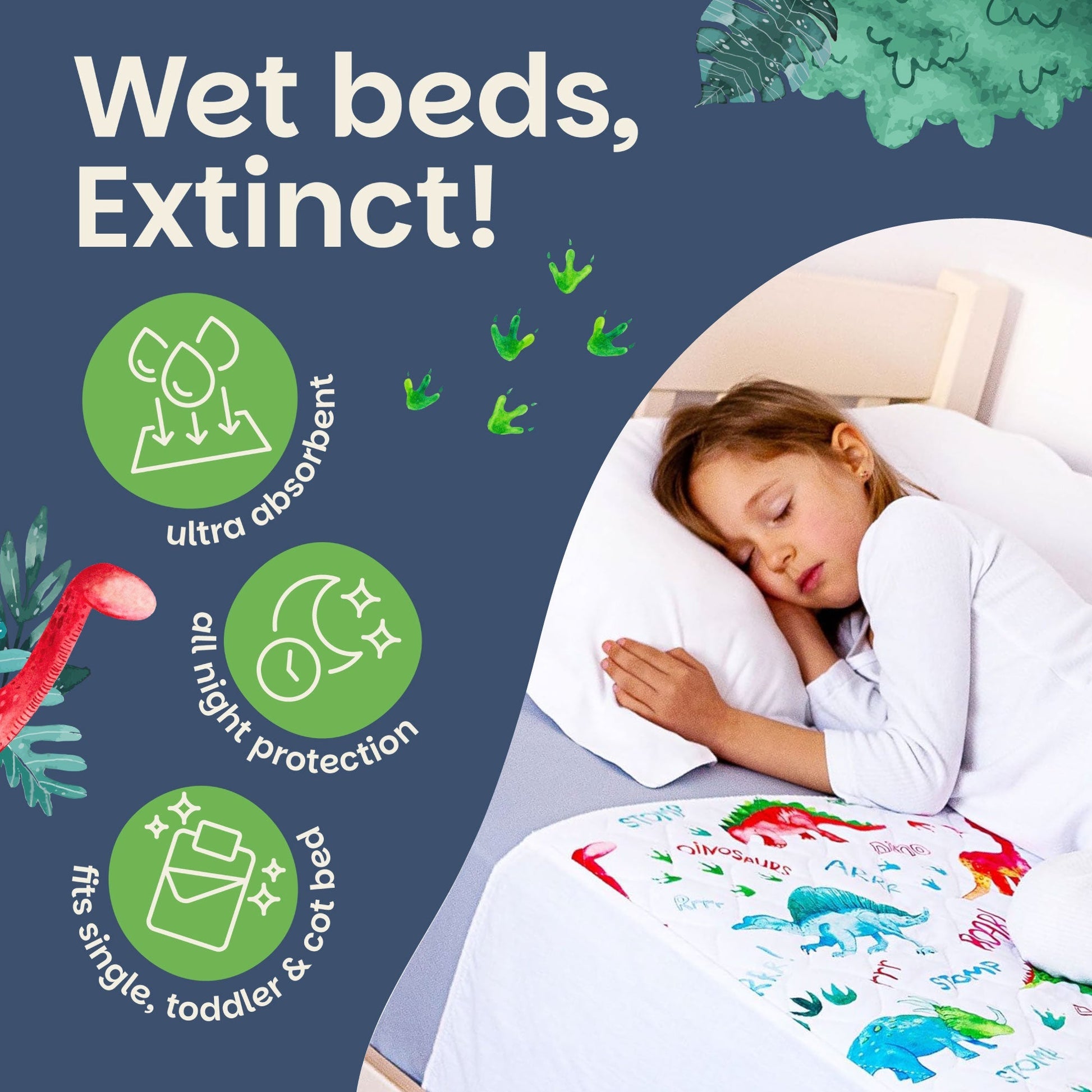 Potty Training Bed Pad With Tucks - Galaxy Lynmark