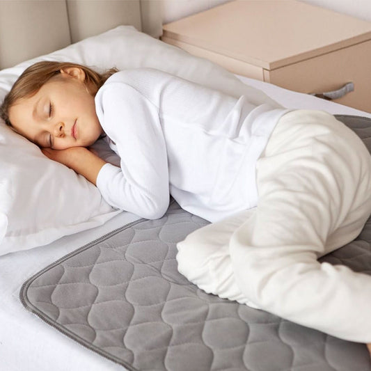Potty Training Bed Pad For Toddler & Single Size Bed - Grey Lynmark