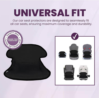 Booster Seat Protector, No Buckle Hole - Navy Lynmark
