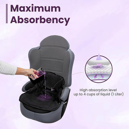 Booster Seat Protector, No Buckle Hole - Navy Lynmark