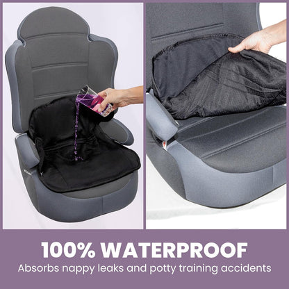 Booster Seat Protector, No Buckle Hole - Navy Lynmark