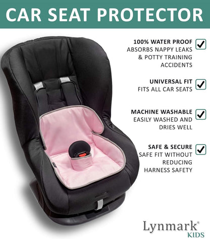 Car Seat Protector for Potty Training - Pink Lynmark