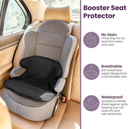 Booster Seat Protector, No Buckle Hole - Navy Lynmark
