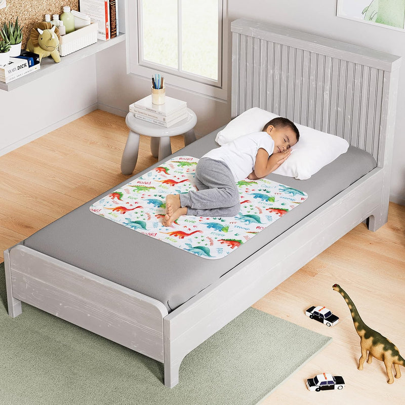 Potty Training Bed Pad Without Tucks - Available in 4 Colorful Designs Lynmark