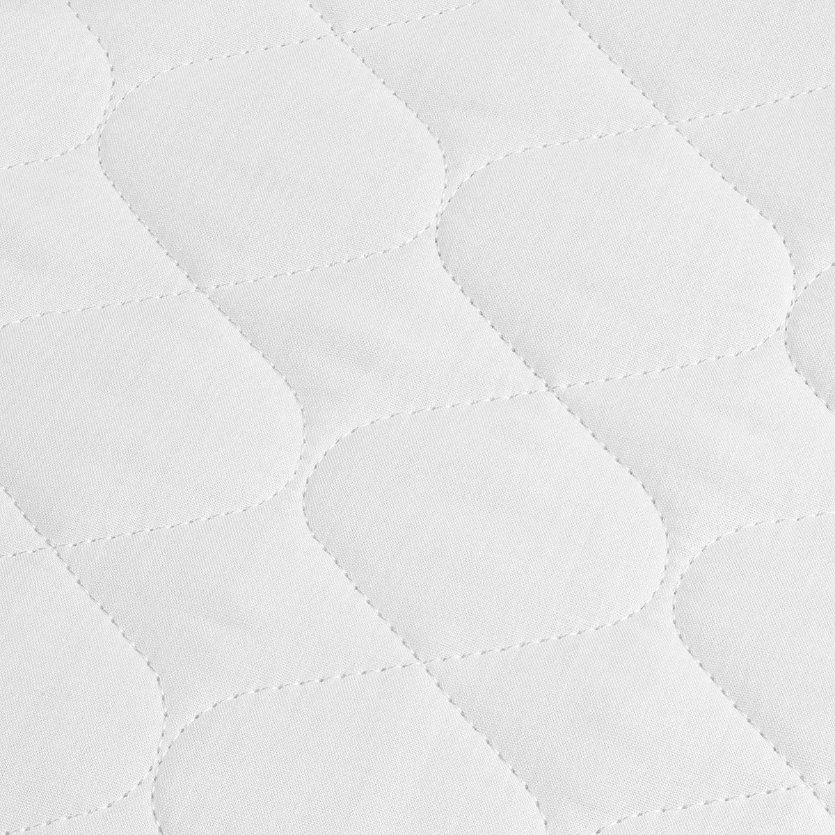 Super King Size Bed Pad With Tucks - White Lynmark
