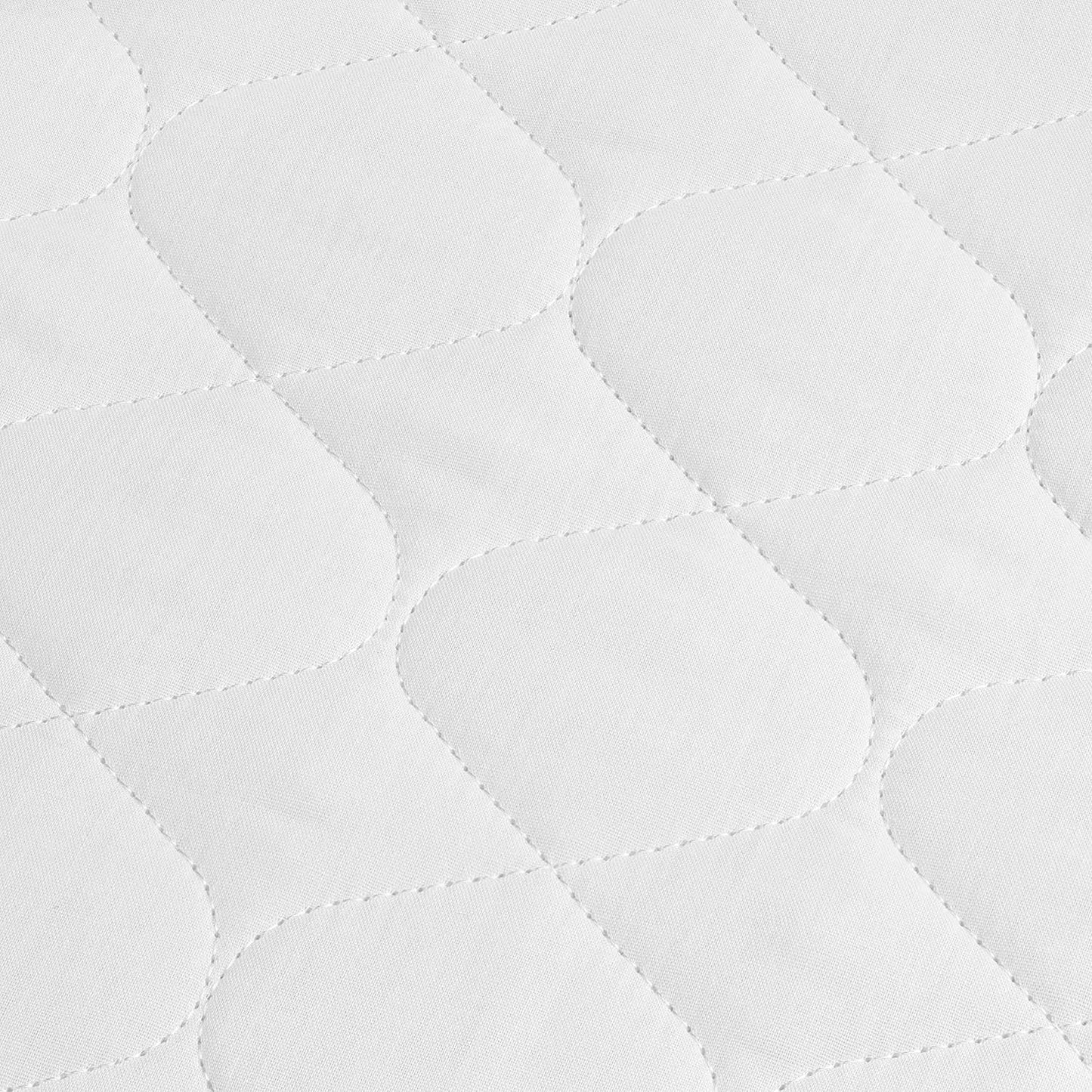 Super King Size Bed Pad With Tucks - White Lynmark