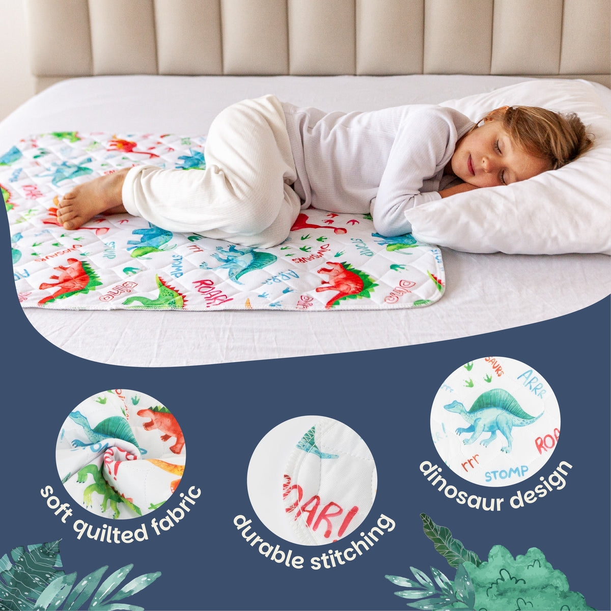 Potty Training Bed Pad Without Tucks - Safari Lynmark