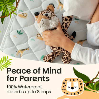 Potty Training Bed Pad Without Tucks - Safari Lynmark