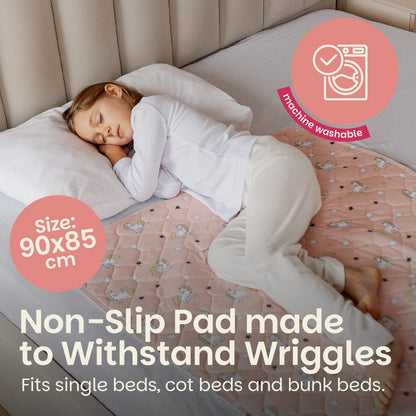 Potty Training Bed Pad Without Tucks - Unicorn Lynmark