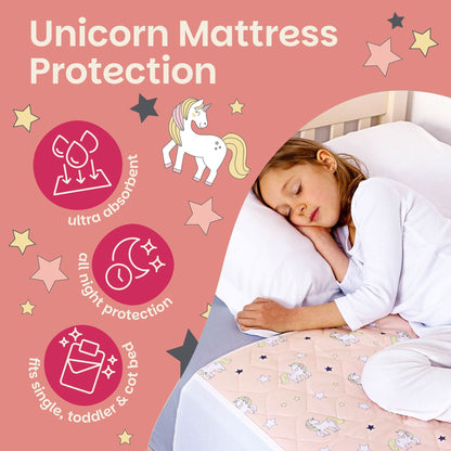 Potty Training Bed Pad With Tucks - Safari Lynmark