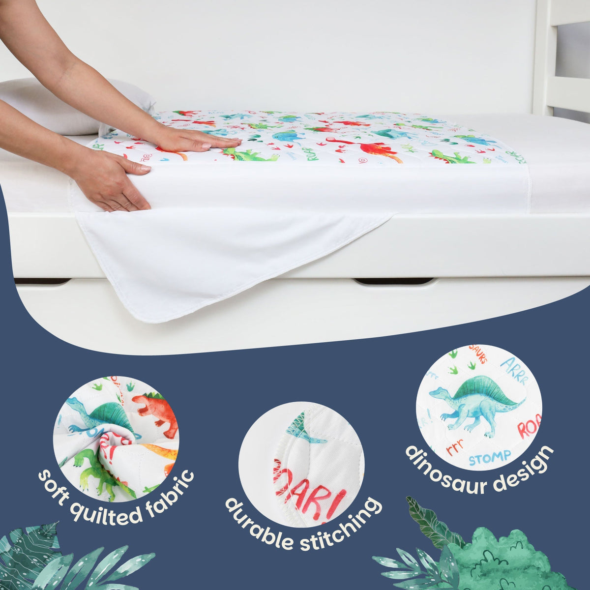 Potty Training Bed Pad With Tucks - Galaxy Lynmark