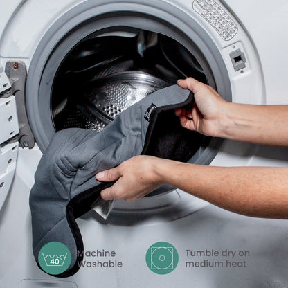 Lynmark® 2x Piddle Pads Car Seat Protector - Waterproof Soft Car Seat Liner for Potty Training Toddler and Baby - Travel-Friendly Machine Washable Mat for Spills, Nappy Leaks, Accidents - Grey & Black Lynmark