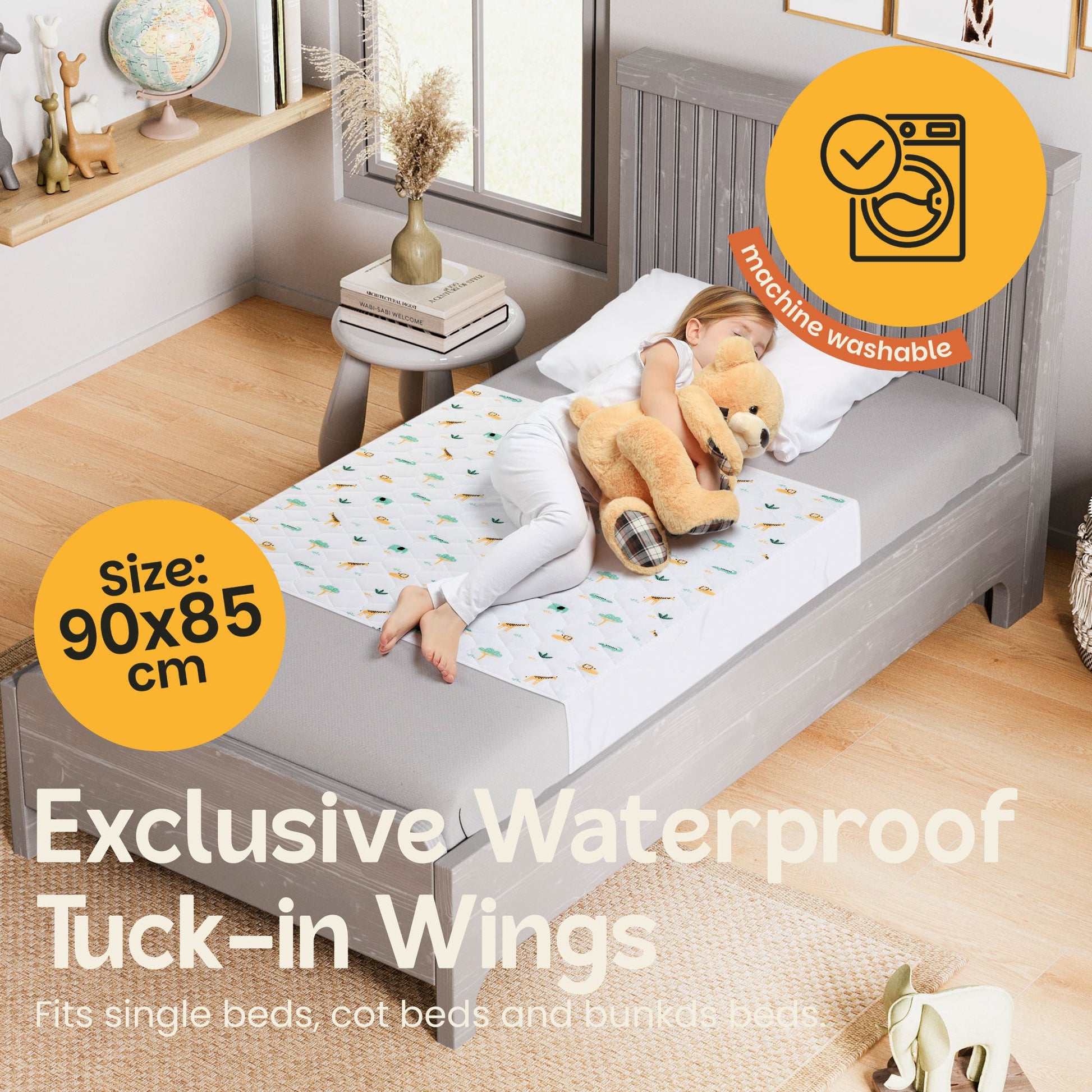 Lynmark® Potty Training Bed Pad With Tucks - Explorer Lynmark