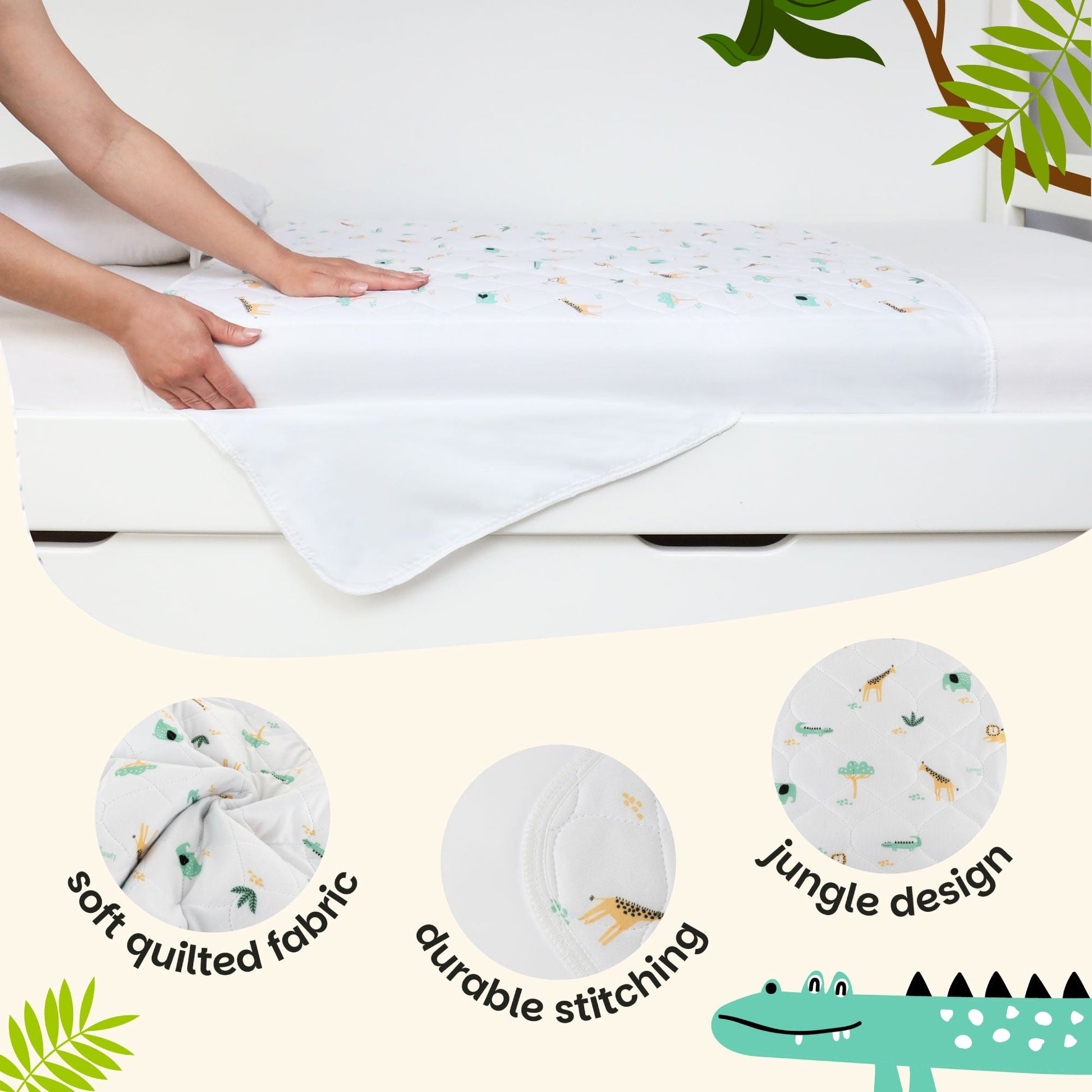 Lynmark® Potty Training Bed Pad With Tucks - Explorer Lynmark