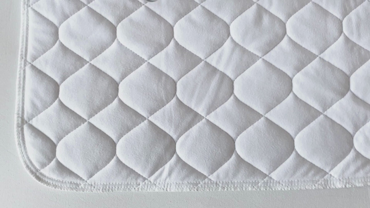 Lynmark White potty training bed pad non-slip - product demo video